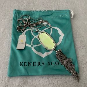 Kendra Scott Raine Silver Tassel Long Necklace